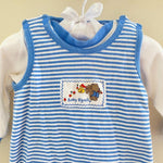 Load image into Gallery viewer, Vintage OshKosh B'gosh Squirrel Overalls Set 3-6 M

