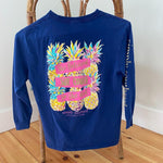 Load image into Gallery viewer, Simply Southern Pineapple Tee Girls Medium
