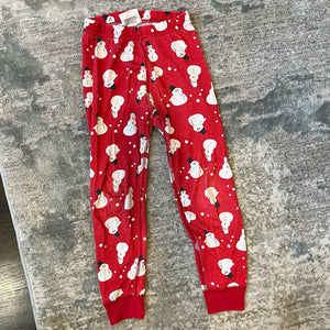 Hanna Andersson Red Snowman Pajamas 110 cm 5T