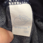 Load image into Gallery viewer, Laranjinha White &amp; Navy Layered Babygrow 12 Months
