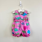 Load image into Gallery viewer, Corky&#39;s Kids Pink Ruffle Fish Romper 0-3 Months
