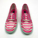 Load image into Gallery viewer, Sperry Topsider Girls Coral Stripe Cruiser 5 NWT
