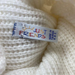 Load image into Gallery viewer, Just Friends Girls 90s Knit White Pom Pom Hat
