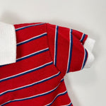 Load image into Gallery viewer, Vintage Healthtex Red Striped Polo Shirt 2T USA
