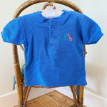 Load image into Gallery viewer, Vintage OshKosh B'gosh Short Sleeve Blue Giraffe Tee 24 Months USA
