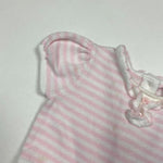 Load image into Gallery viewer, Janie and Jack Pink &amp; White Striped Sweater Dress 6-12 Months
