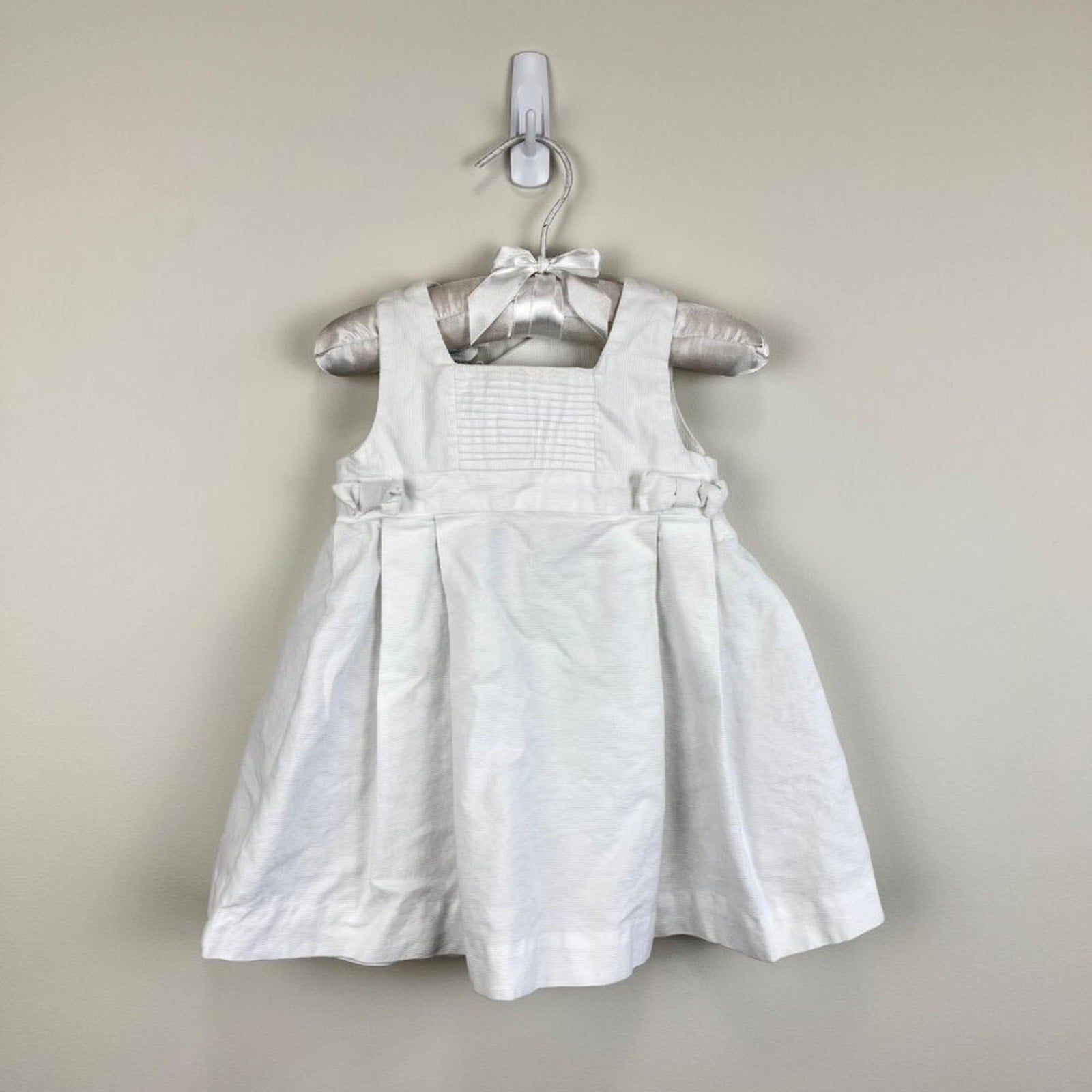 Jacadi Paris Sleeveless White Dress 6 Months