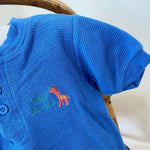 Load image into Gallery viewer, Vintage OshKosh B'gosh Short Sleeve Blue Giraffe Tee 24 Months USA
