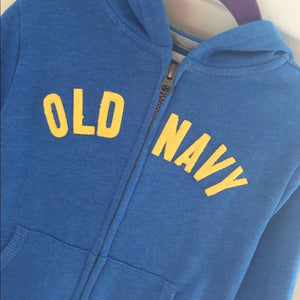 Old Navy Logo Zip Hoodie 3T