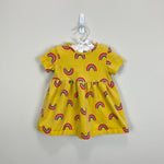 Load image into Gallery viewer, Hanna Andersson Girls Yellow Rainbow Dress 75 cm (12-18 Months)
