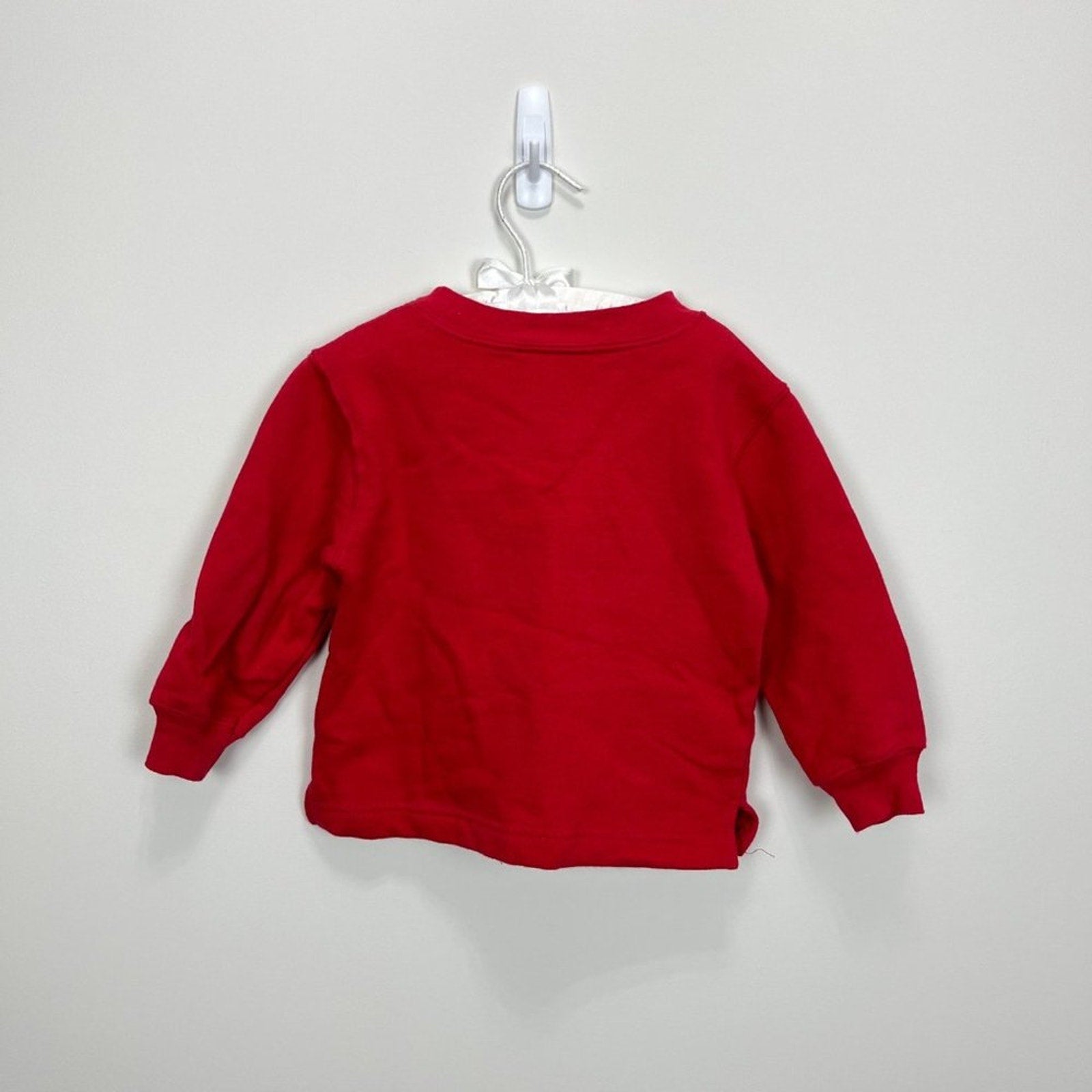 Vintage Miniwear Red Teddy Bear Sweatshirt 2T