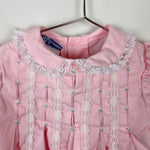 Load image into Gallery viewer, Vintage Polly Flinders Pink Pleated Dress 9 Months
