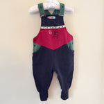 Load image into Gallery viewer, Vintage Gymboree Holiday Reindeer Overalls 12 Months
