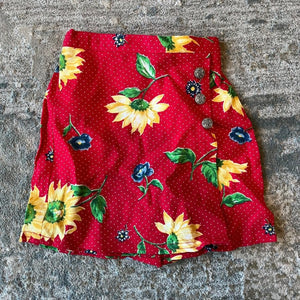 Vintage Great Escape Sunflower Skort Medium