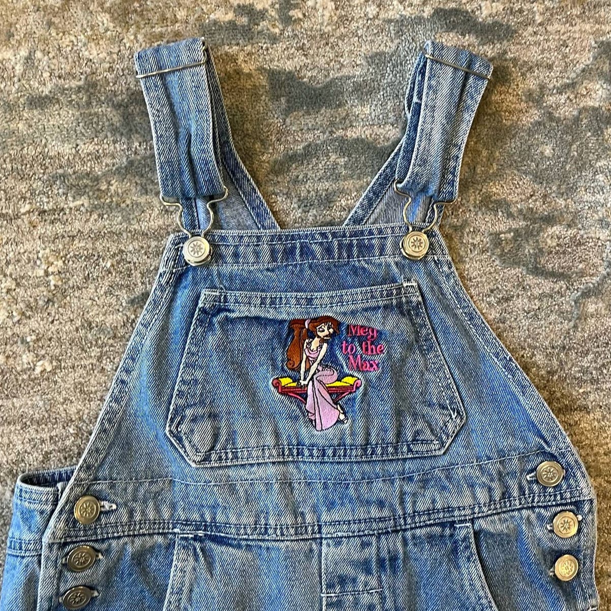 Vintage Hercules Megara Blue Jean Overalls 8