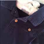 Load image into Gallery viewer, Janie &amp; Jack Navy Blue Short-Sleeve Polo Shirt 3-6 Months
