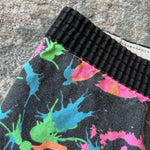 Load image into Gallery viewer, Vintage Black Neon Fish Shorts 3T USA
