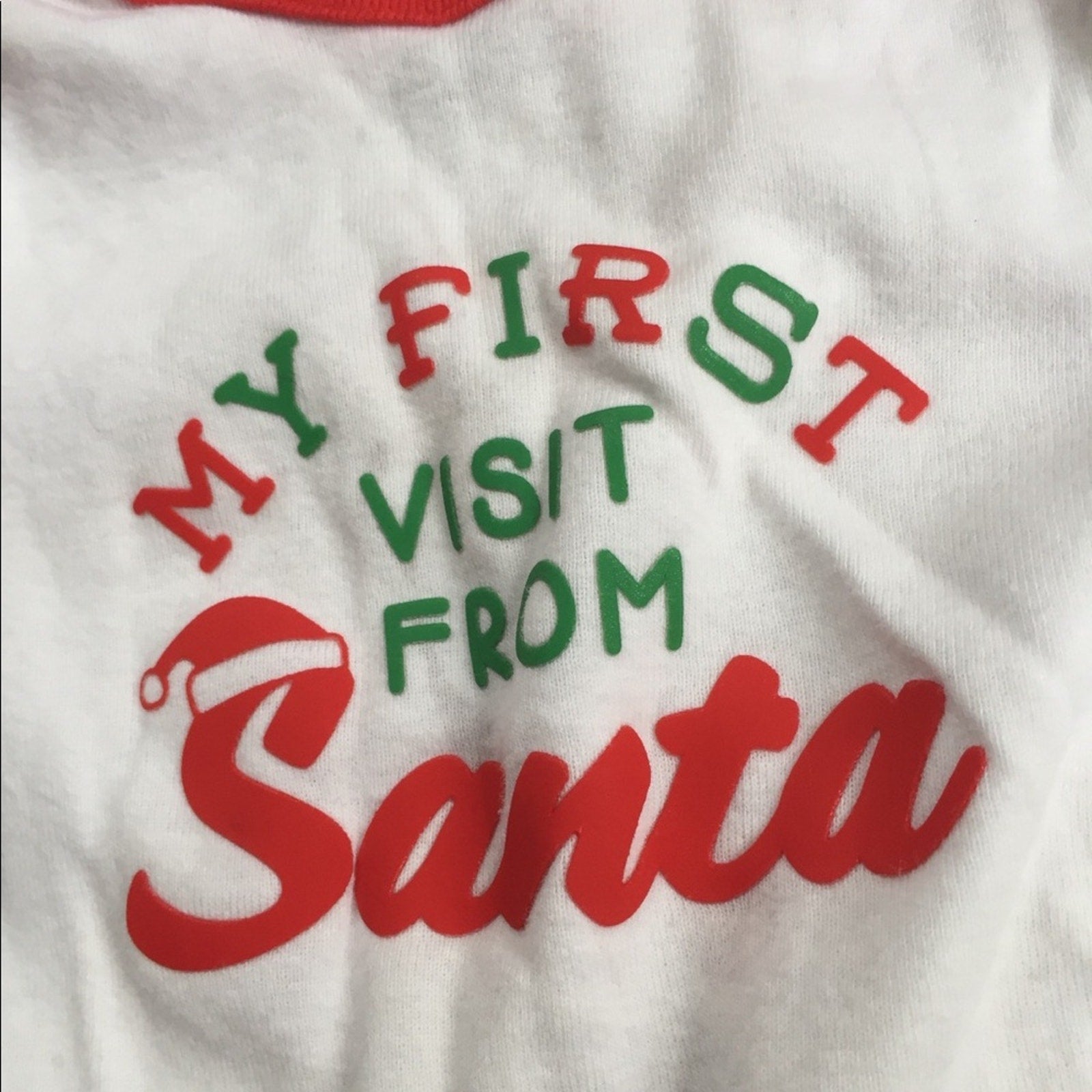 My First Visit from Santa Bodysuit 12 Months