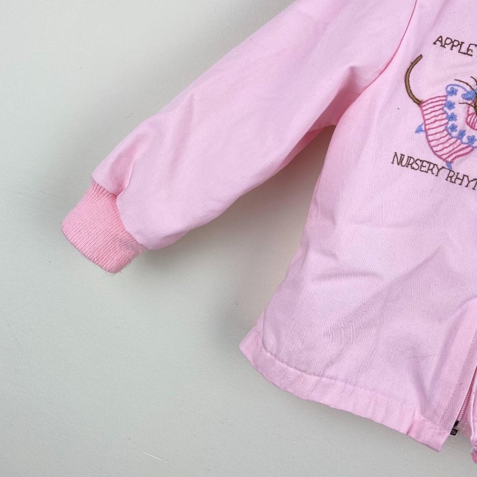 Vintage Quiltex Pink Nursery Rhyme Jacket 24 Months