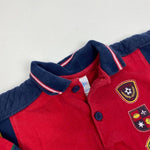 Load image into Gallery viewer, Vintage OshKosh B&#39;gosh Boys Red Coverall 9 Months
