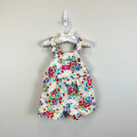 Load image into Gallery viewer, Vintage OshKosh B'gosh Floral Shortall 3-6 Months
