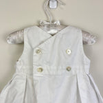 Load image into Gallery viewer, Jacadi Paris Sleeveless White Dress 6 Months
