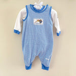 Load image into Gallery viewer, Vintage OshKosh B&#39;gosh Squirrel Overalls Set 3-6 M
