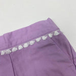 Load image into Gallery viewer, Janie and Jack Girls Purple Shorts 3-6 Months
