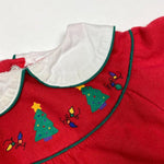 Load image into Gallery viewer, Vintage All Mine Red Christmas Dress 18 Months
