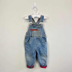 Vintage Hopscotch Blue Jean Overalls 12 Months