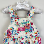 Load image into Gallery viewer, Vintage OshKosh B'gosh Floral Shortall 3-6 Months
