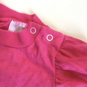 Vintage Health-tex Pink Bubble Romper 6-9 Months