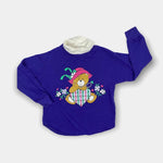 Load image into Gallery viewer, Vintage New Moves Purple Bear Sweatshirt 6
