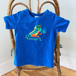 Load image into Gallery viewer, Hanna Andersson Boys Blue Lizard Tee 90 cm 3T
