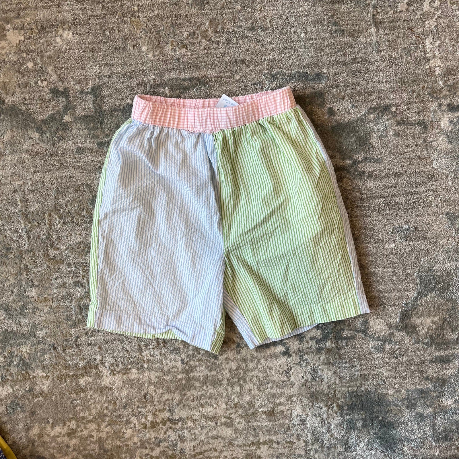 Bella Bliss Color Block Seersuckers Shorts 5T