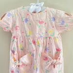 Load image into Gallery viewer, Vintage Mine Alone Pink Floral Jumpsuit 3-6 Months

