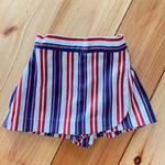 Load image into Gallery viewer, Vintage Buster Brown Red, White, and Blue Skort 2T

