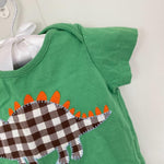 Load image into Gallery viewer, Mini Boden Green Dinosaur Tee 3-6 Months
