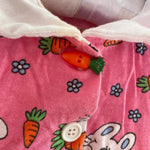 Load image into Gallery viewer, Vintage Kids N' Fun Pink Bunny Shortall Romper 12 Months
