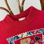 Load image into Gallery viewer, Vintage Susan Carol Red Teddy Bear Shirt 4T USA
