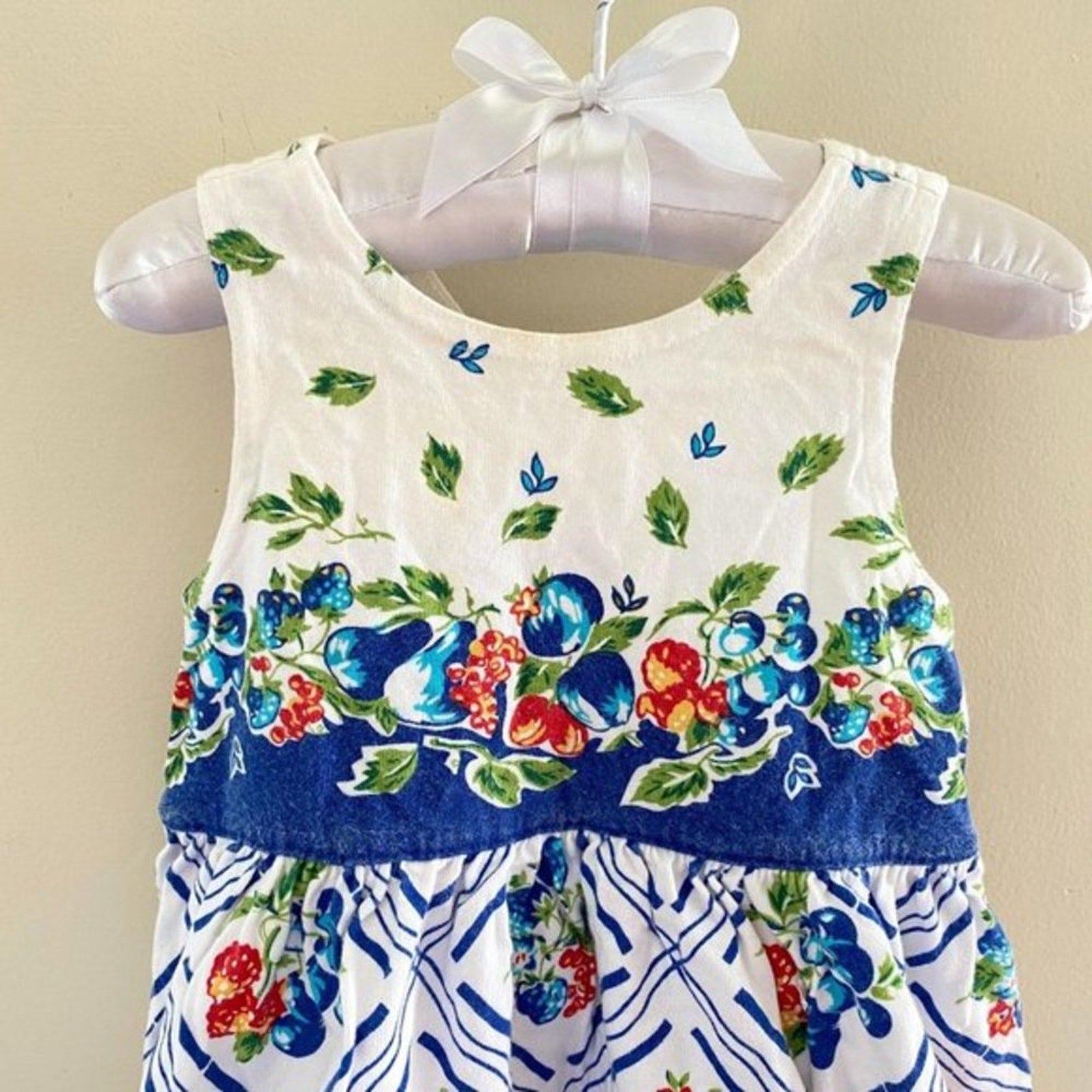 Vintage 90s Gap Sleeveless Sun Dress Medium (6-12 Months)