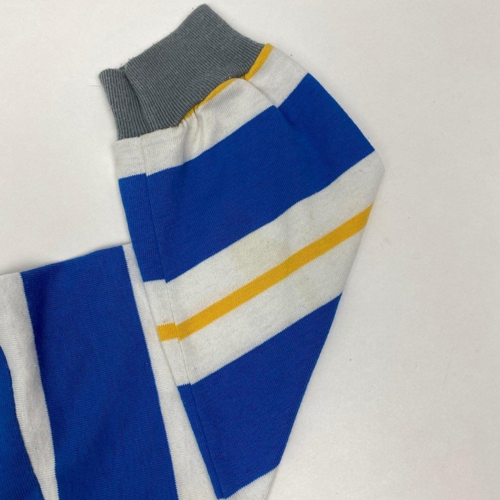 Vintage Peanuts Long-Sleeve Striped Polo Shirt 6