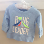 Load image into Gallery viewer, Baby Gap Blue Dumbo Circus Disney Sweatshirt 3-6 Months NWT
