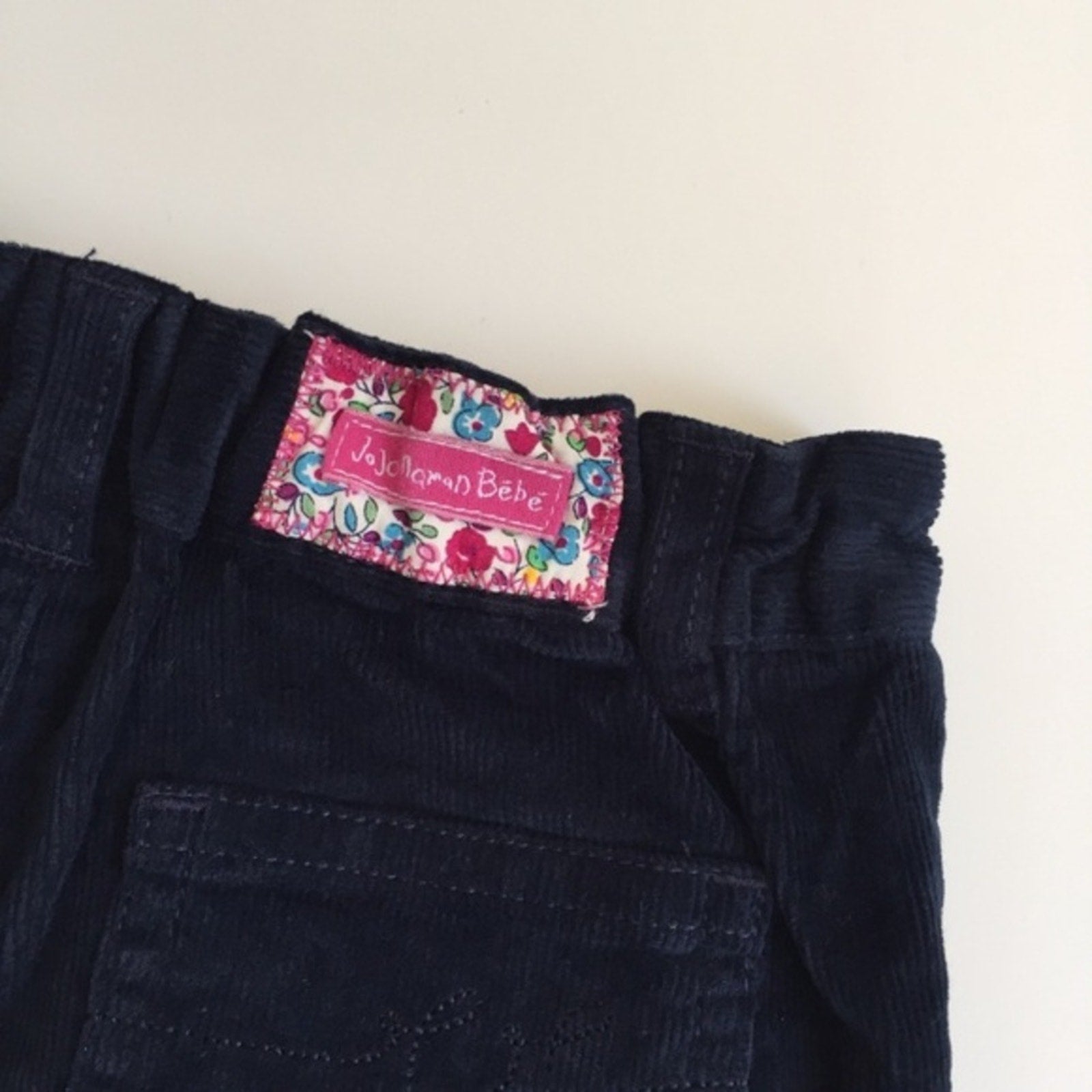 JoJo Maman Bebe Navy Blue Corduroy Pants 2-3