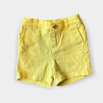 Load image into Gallery viewer, Janie and Jack Yellow Oxford Shorts 12-18 Months
