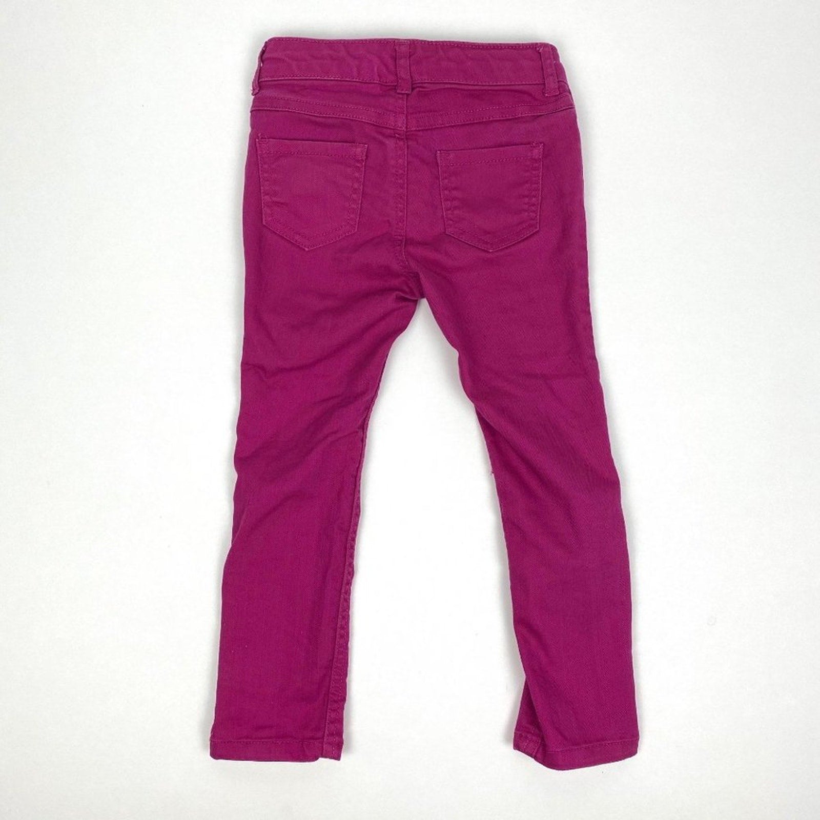 Gymboree Super Skinny Fuchsia Ankle Zip Jeans 4