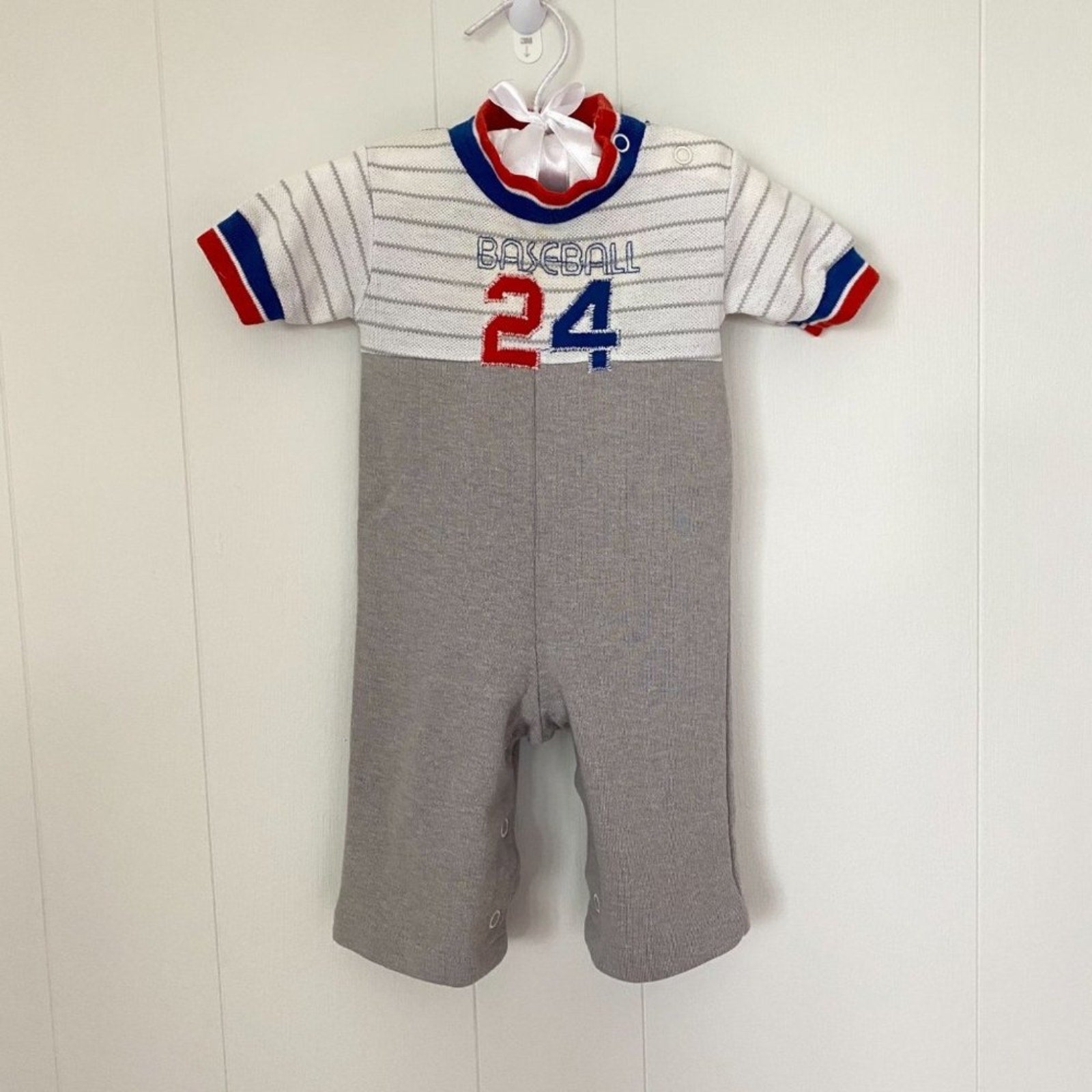 Vintage Health-tex One Piece Baseball Outfit 6 Months USA