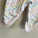 Load image into Gallery viewer, Vintage Health-tex Rainbow Heart Overalls 6-9 Months USA
