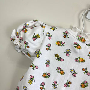 Vintage All Mine Garden Romper 6-9 Months