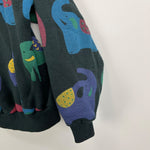 Load image into Gallery viewer, Vintage Zing Black Elephant Sweatshirt 7/8
